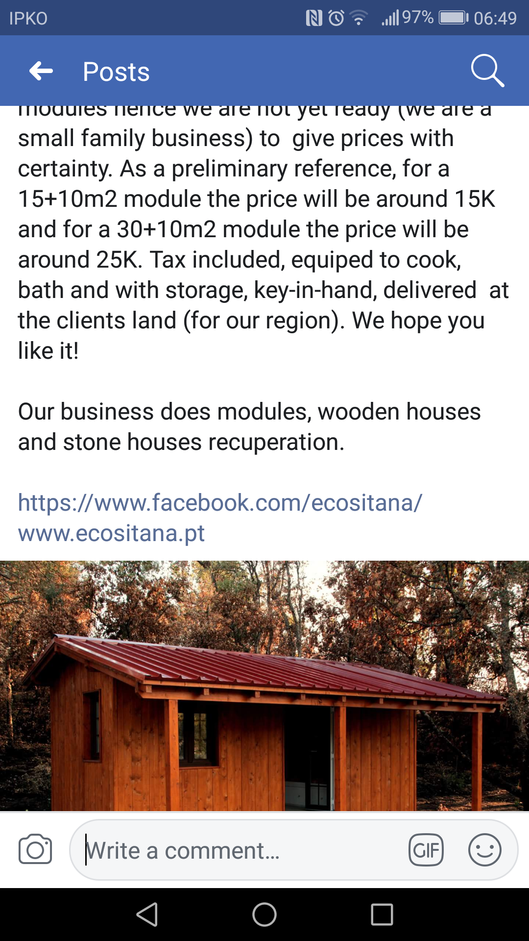 Discussão sobre casas de madeira, bungalows e pré-fabricadas... em Portugal  | Fórum da Casa
